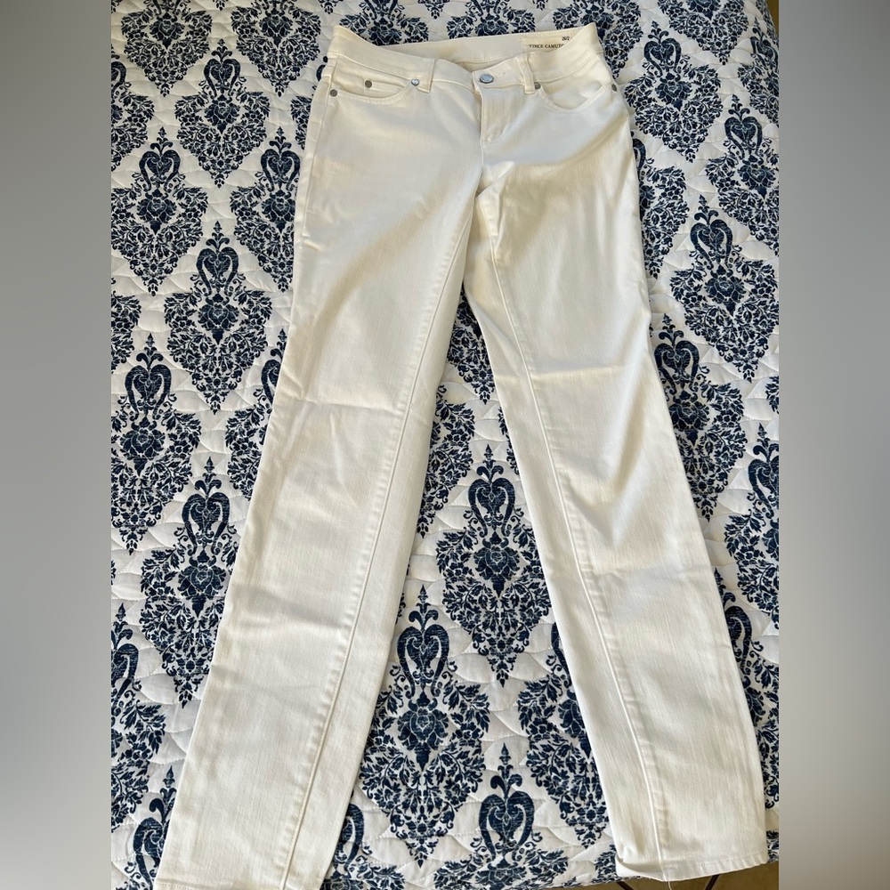 Vince Camuto White Skinny Jeans